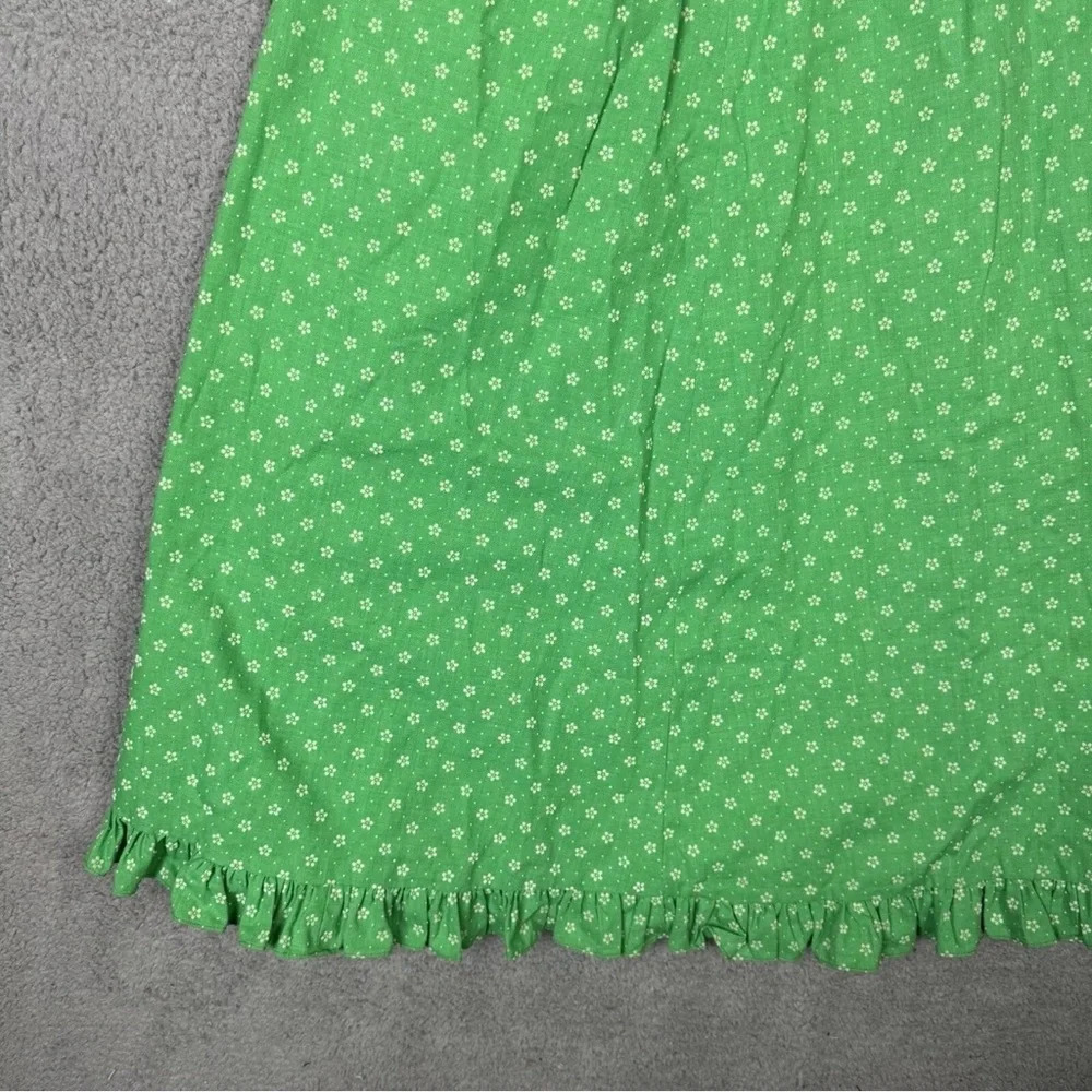 Princess Kaiulani Vintage Dress Womens Small Gree… - image 6